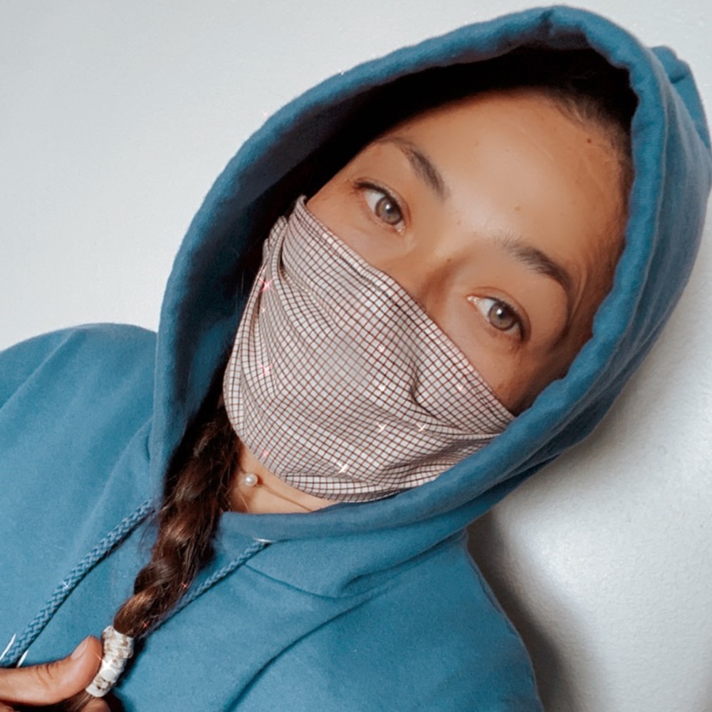 Hand made Reversible Fabric face mask 😷hand wash